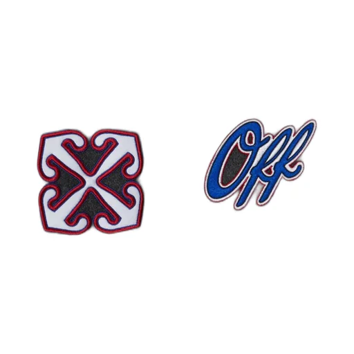 Ow Patch Slogan Embroidered Varsity Jacket