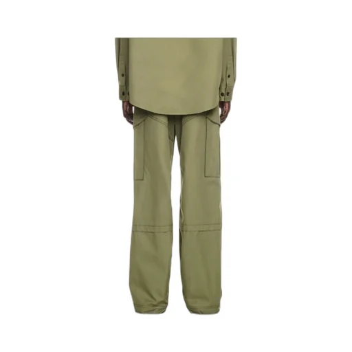 Logo Embroidered Straight Leg Pants