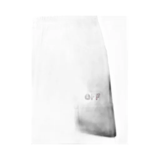 Off Stamp Printed Tapered Leg Track Pants