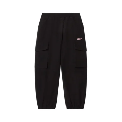 Off Stamp Printed Tapered Leg Track Pants