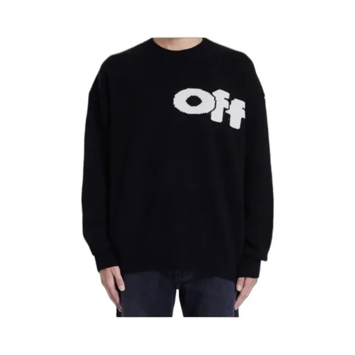Logo Intarsia Crewneck Jumper
