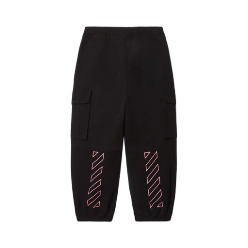 Off Stamp Printed Tapered Leg Track Pants
