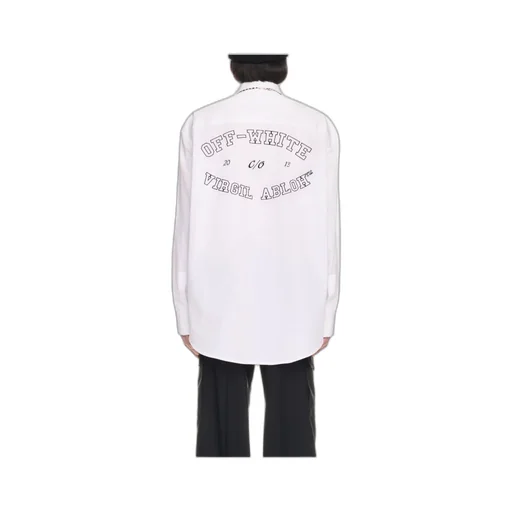 Logo Embroidered Long-Sleeved Shirt