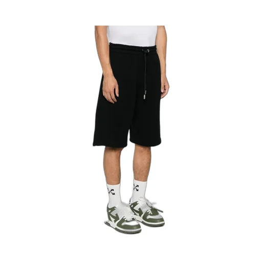 Embroidered-Motif Track Shorts
