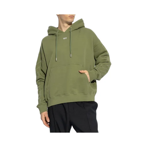 Logo Printed Drawstring Hoodie