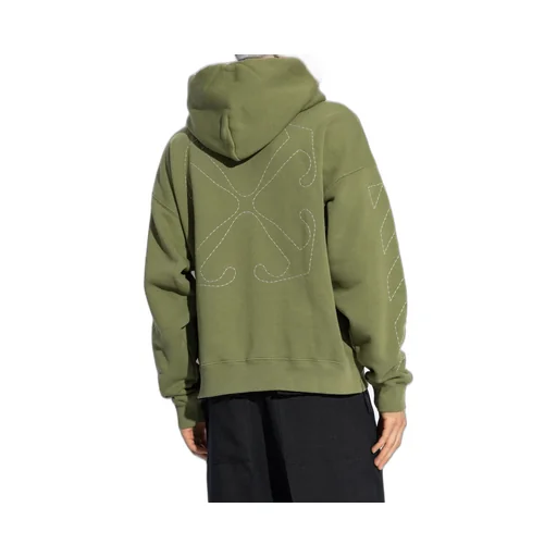 Logo Printed Drawstring Hoodie