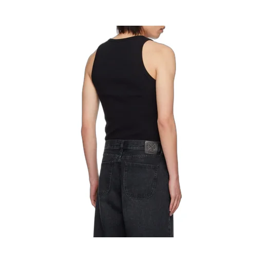 Logo Detailed Sleeveless Top
