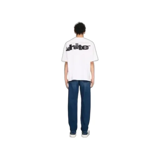 Logo Patch Straight Leg Jeans