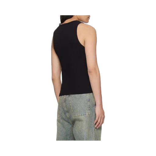 Logo Detailed Sleeveless Top