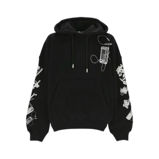 Logo Printed Drawstring Hoodie