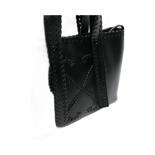 Arrows-Stitch Leather Tote Bag