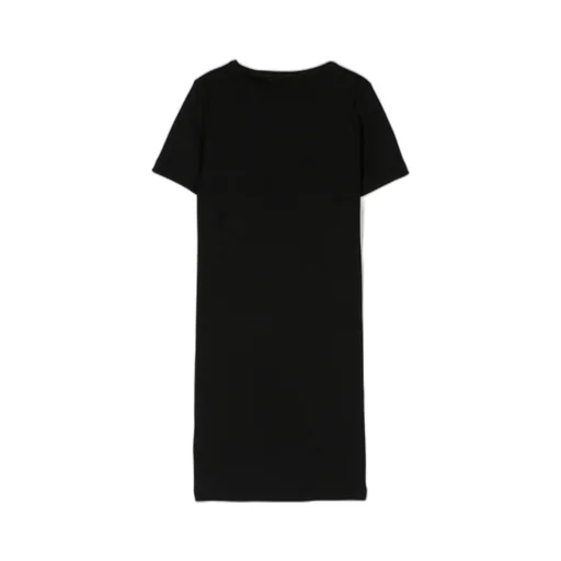 Logo Printed Crewneck Dress