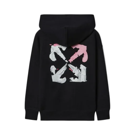Arrow Acrylic Zip-Up Hoodie