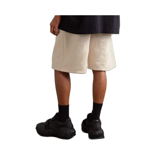 Diag-Stripe Cotton Track Shorts