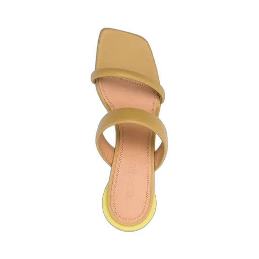 Spring 55Mm Leather Mules