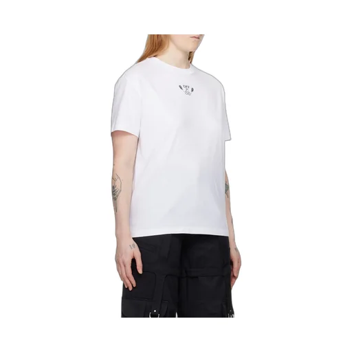 Arrow-Embroidered Crewneck T-Shirt