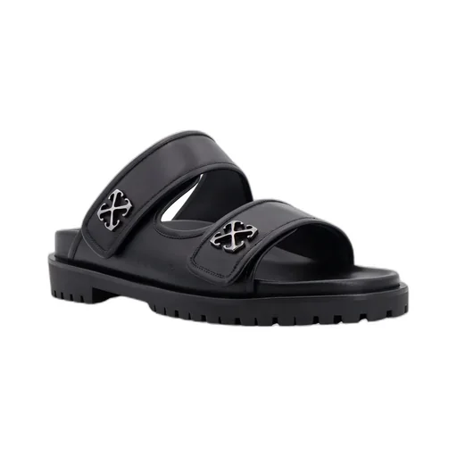 Arrow Plaque Flat Sandals