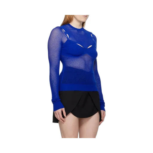 Long-Sleeved Hollow T-Shirt