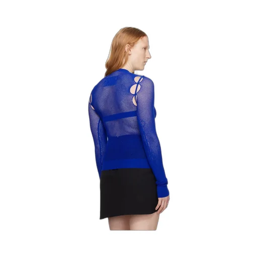 Long-Sleeved Hollow T-Shirt