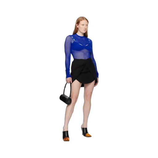 Long-Sleeved Hollow T-Shirt