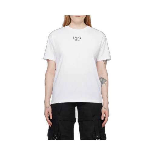 Arrow-Embroidered Crewneck T-Shirt