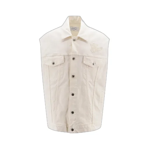 Logo Embroidered Buttoned Gilet