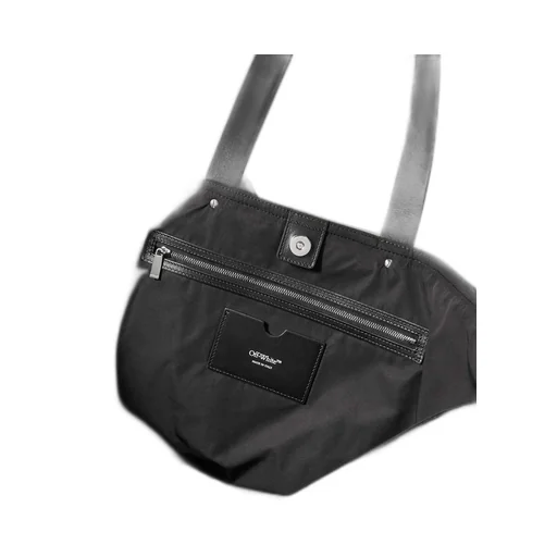 Logo Printed Top Handle Bag