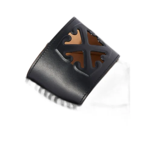 Twist Arrow-Embossed Slip-On Slides