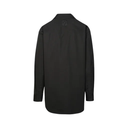 Logo Embroidered Long-Sleeved Shirt