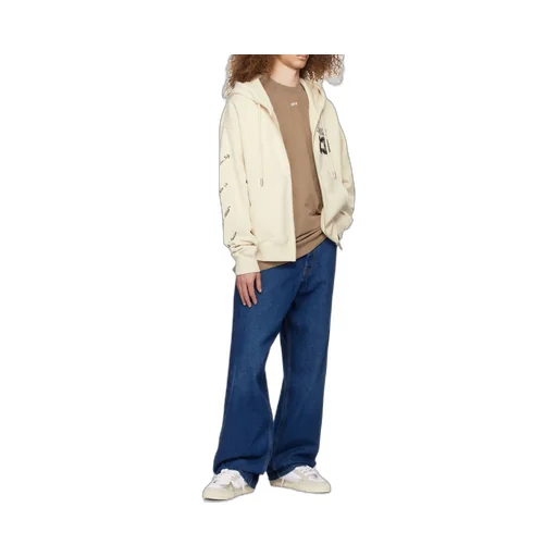 Logo Patch Wide Leg Jeans