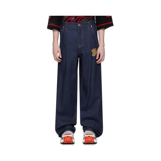 90S Mid-Rise Straight Leg Jeans