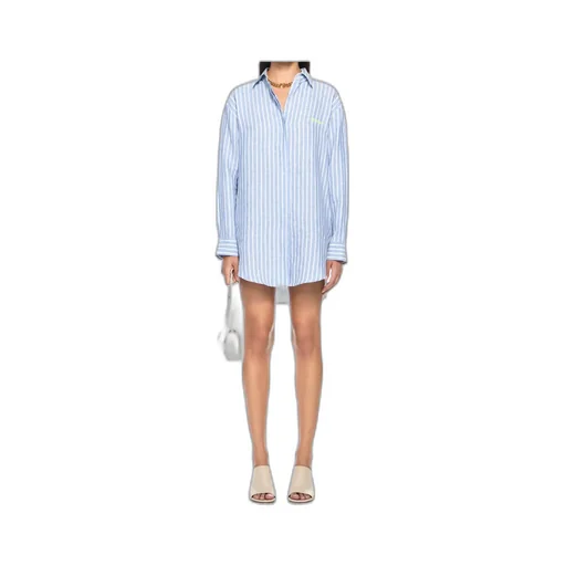 Striped Shirt Dress