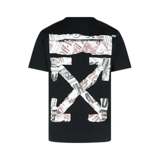 Newspaper Arrow Crewneck T-Shirt