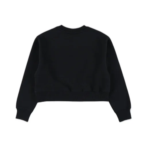Logo Printed Cropped Sweatshirt