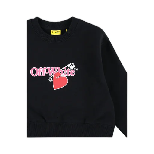 Logo Printed Cropped Sweatshirt
