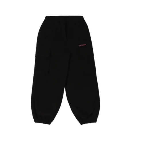 Logo Printed Cargo Trousers