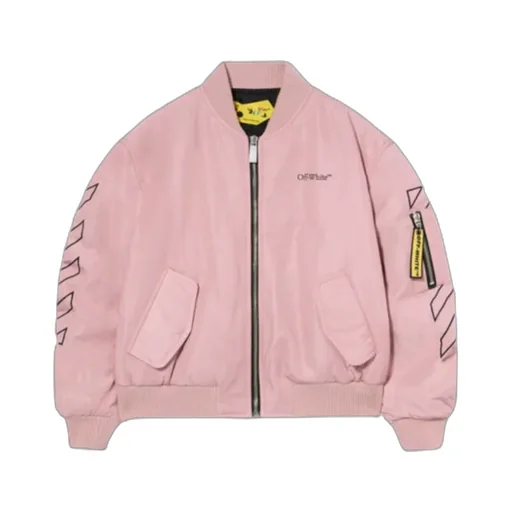 Bookish Diagonal Bomber Jacket