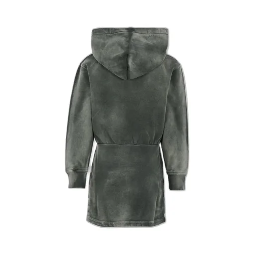 Logo Printed Hooded Dress