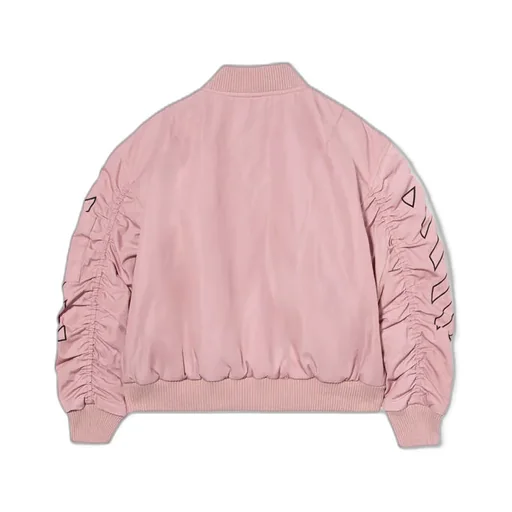Bookish Diagonal Bomber Jacket