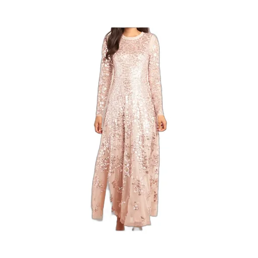 Sequined Round Neck Dress