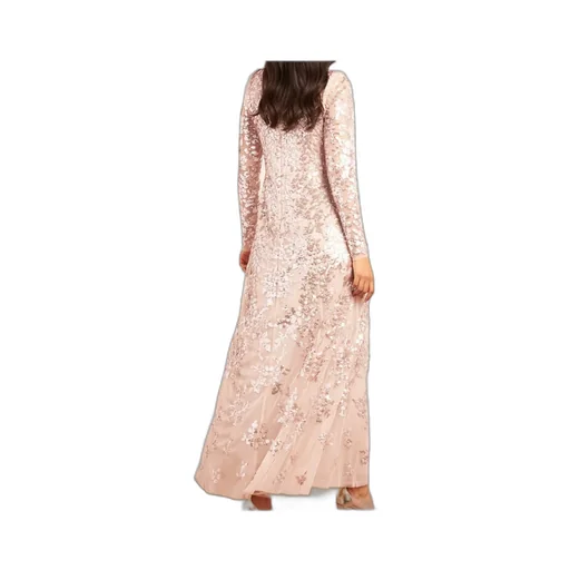 Sequined Round Neck Dress