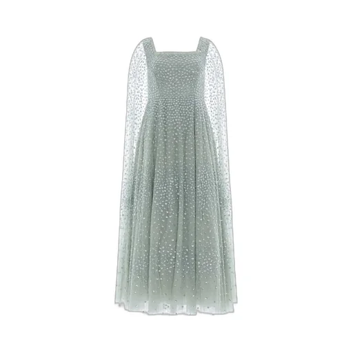Scatter Dot Sequinned Maxi Dress