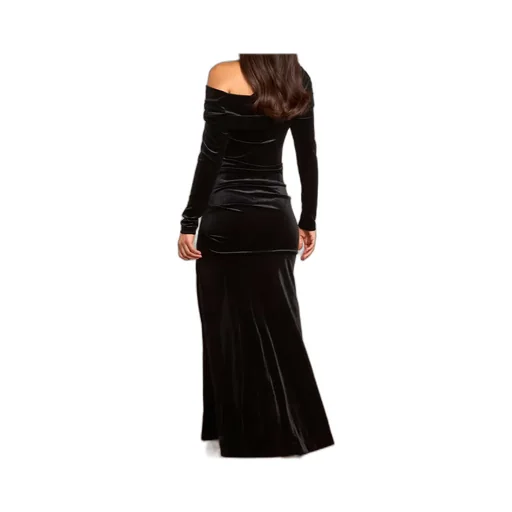One-Shoulder Long-Sleeved Dress