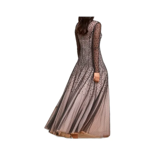 Sequin-Embellishment Maxi Dress
