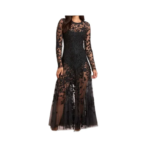 Rosa Sheer Ankle Gown