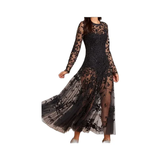 Rosa Sheer Ankle Gown