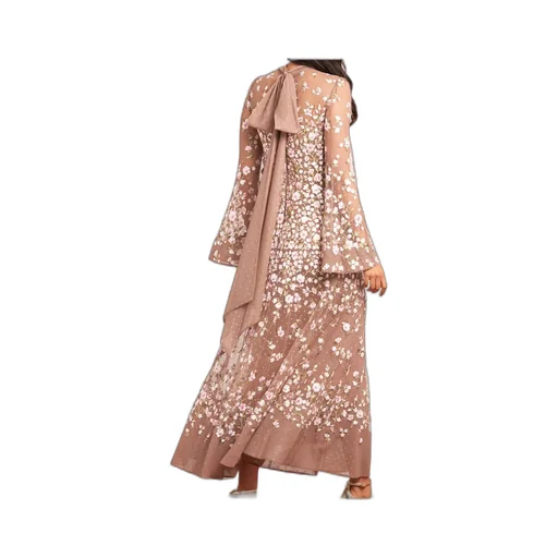 Floral Long-Sleeved Dress