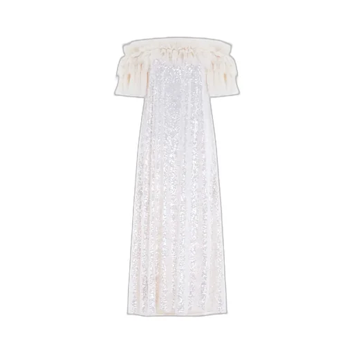 Off-Shoulder Ruffle Dress