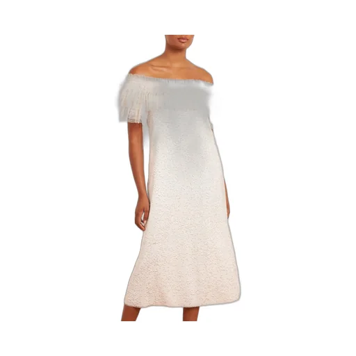 Off-Shoulder Ruffle Dress