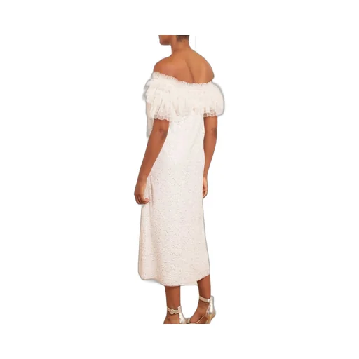 Off-Shoulder Ruffle Dress